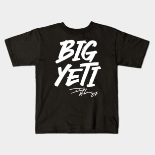 White Big Yeti Kids T-Shirt